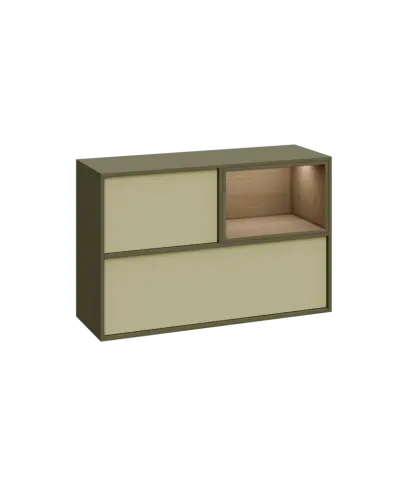 ERY H1231 P horní modul, pravý, 2-výklop/nika, 770x1200x400, zelená